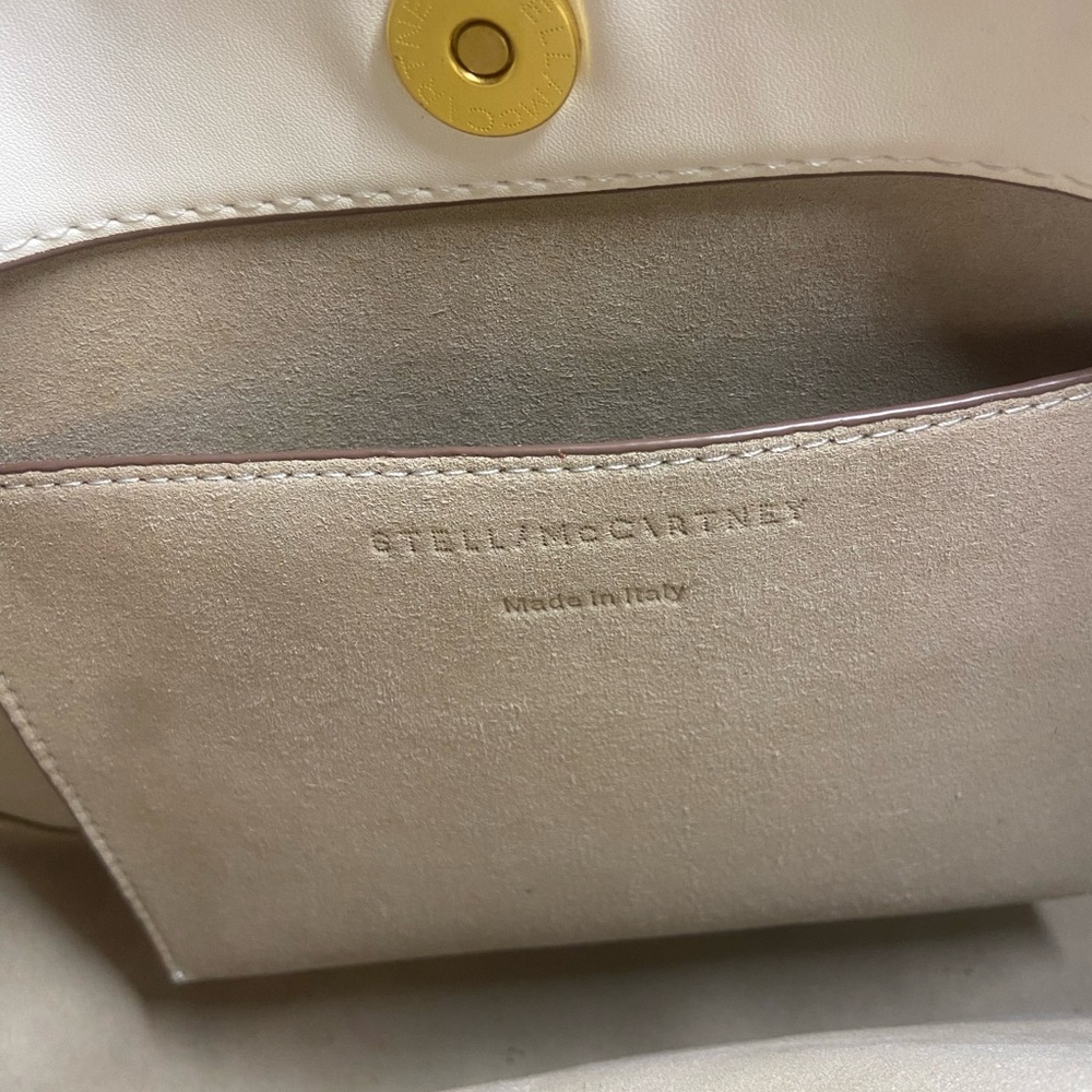 Stella McCartney Falabella Cream Chain Shoulder Bag - Picture 5 of 6